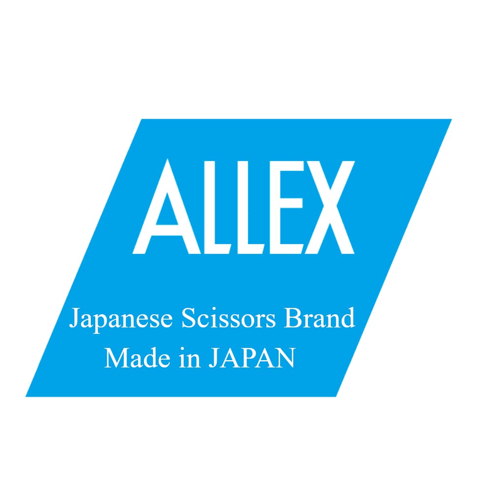 ALLEX Ostomy Scissors Curved Blunt Tips, Razor Japanese Stainless Steel Blade Precision Ostomy Wafer