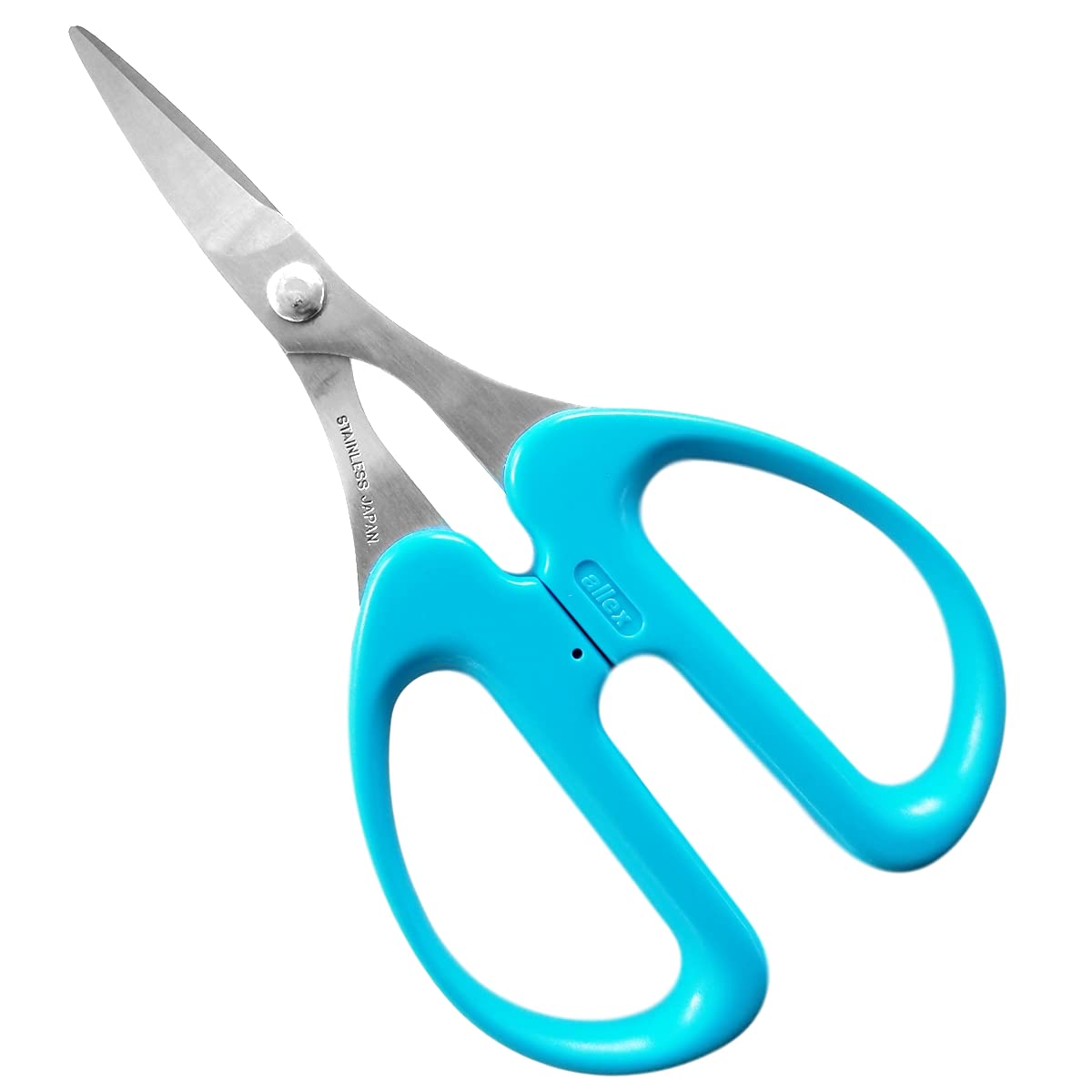 ALLEX Ostomy Scissors Curved Blunt Tips, Razor Japanese Stainless Steel Blade Precision Ostomy Wafer