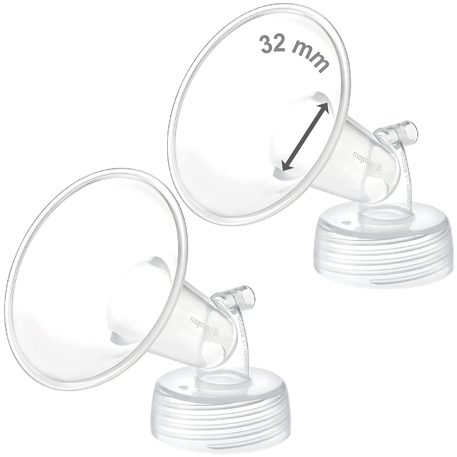 Maymom Wide Neck Pump Part for Spectra S1/S2 Pumps; Incl Wide Mouth Flange; Not Original Spectra Fla