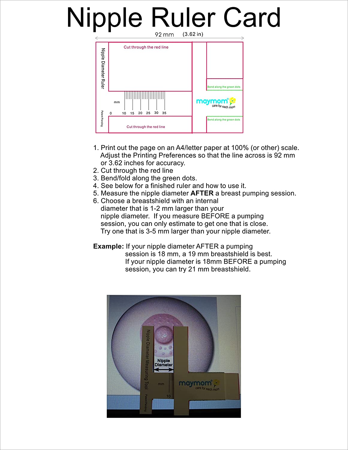 Maymom Wide Neck Pump Part for Spectra S1/S2 Pumps; Incl Wide Mouth Flange; Not Original Spectra Fla