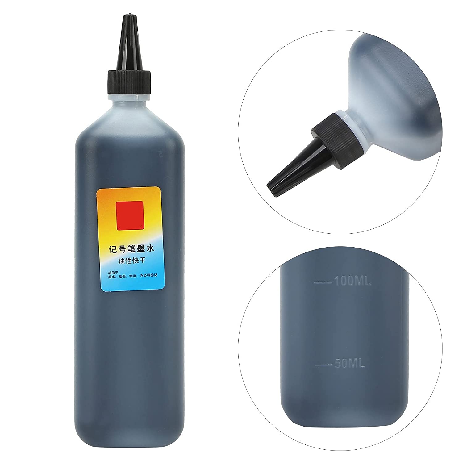 Marker Refill Ink Color Permanent stamp ink Poster Pen Replenishing Liquid Art Craft Supplies for Te