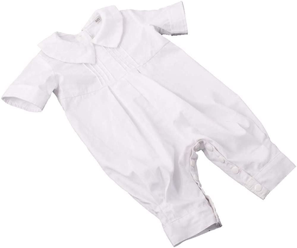 GRACEART 100% Cotton Boys Christening Baptism Outfits Knickers and Hat
