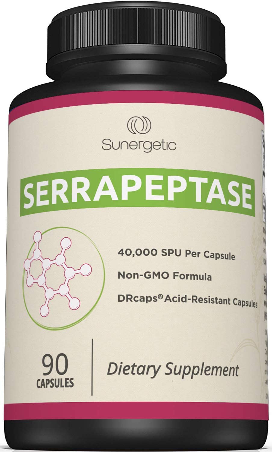 Premium Serrapeptase Enzyme Supplement – Helps Support Sinus Health – Powerful Serrapeptase Enzy