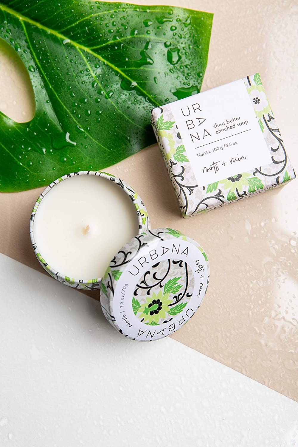 Urbana Home Collection Fragrance, Candle, Roots + Rain
