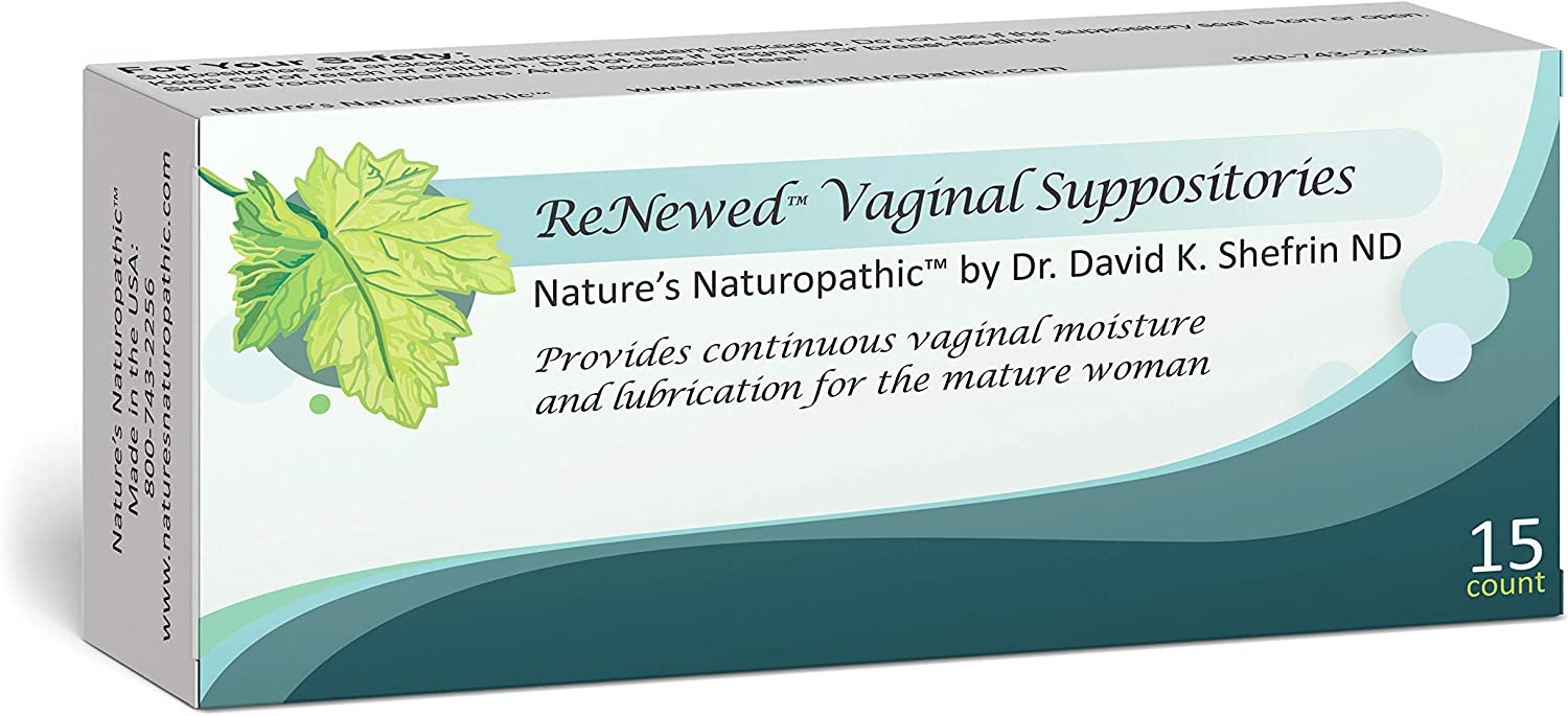 Bezwecken - Nature’s Natropathic ReNewed Vaginal Suppositories – 15 Suppositories - Professional