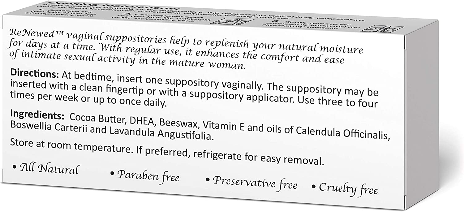 Bezwecken - Nature’s Natropathic ReNewed Vaginal Suppositories – 15 Suppositories - Professional