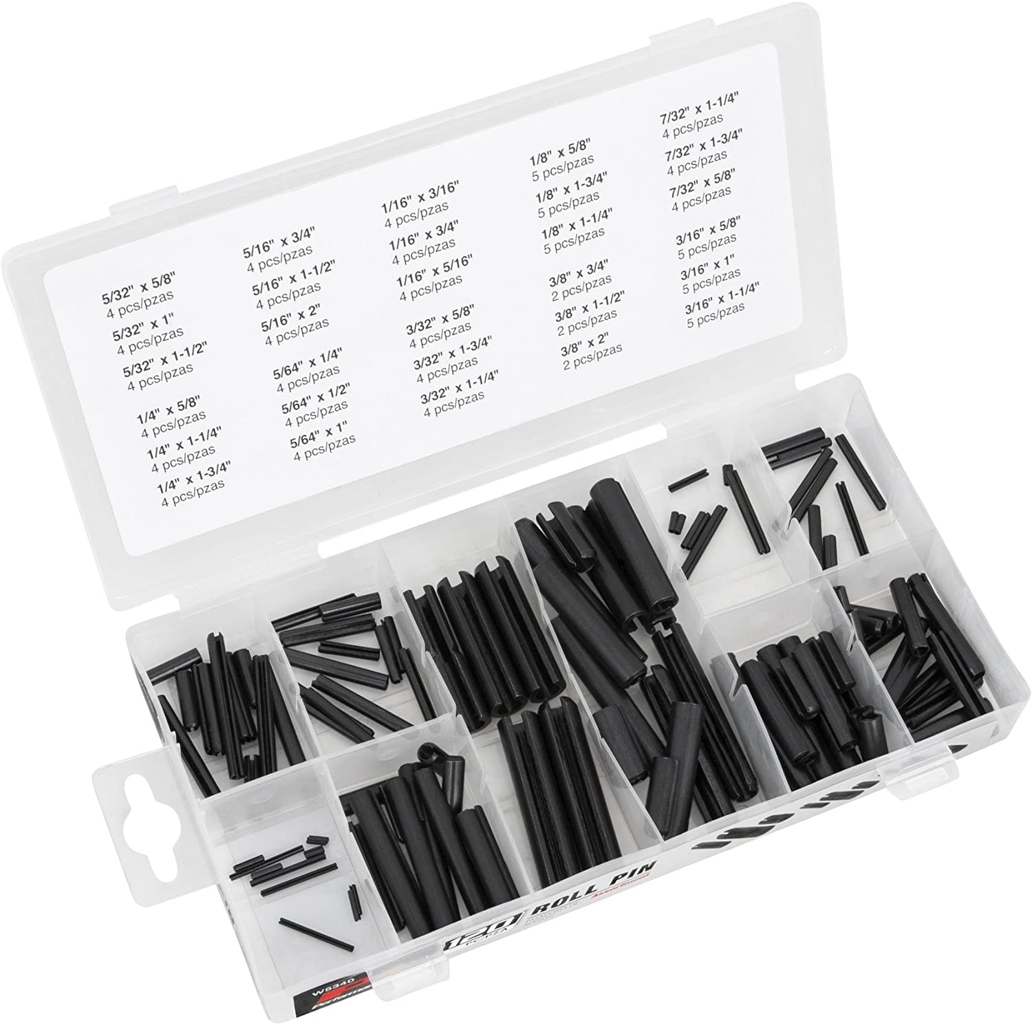 Performance Tool W5340 120pc Roll Pin Assortment