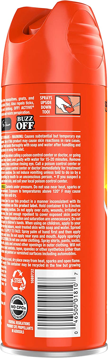 OFF! Active Mosquito Repellent, 6 OZ (Pack of 2)
