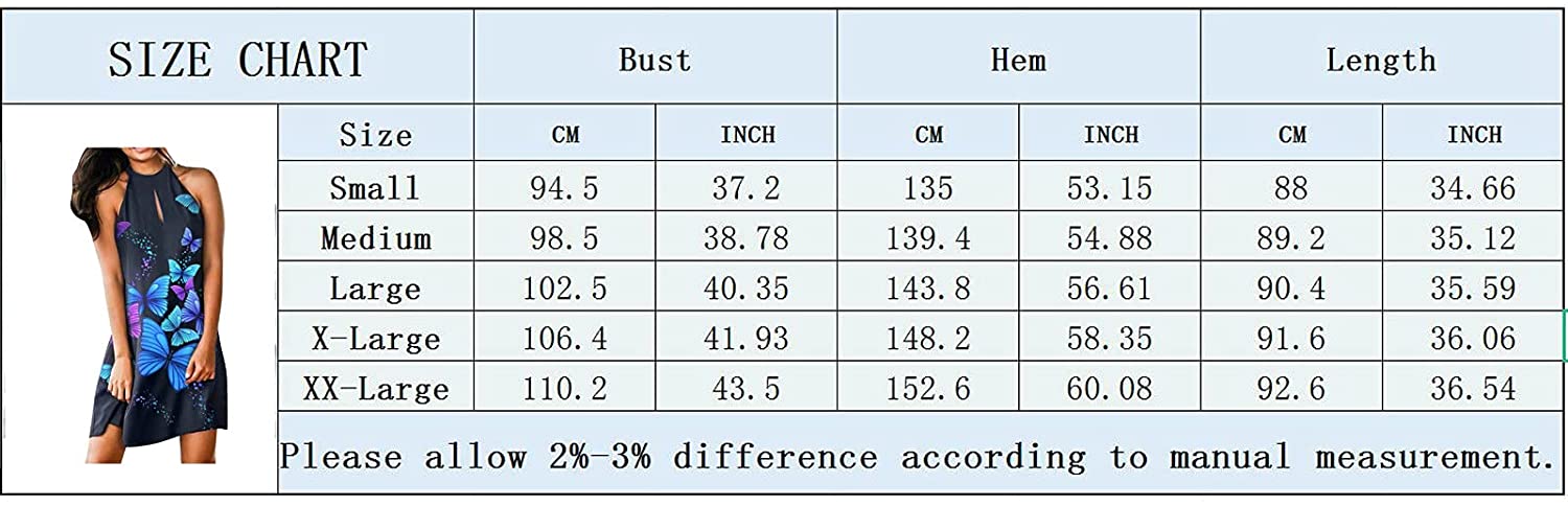 WYTong Women Summer Casual Round Neck T Shirt Dresses Beach Cover up Plain Tank Dress Sling Dress