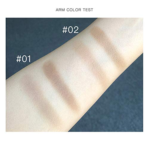 Judydoll Multi Functional Contour Palette, 2 Color Face Shadow Powder V Face Contour Cream Contourin