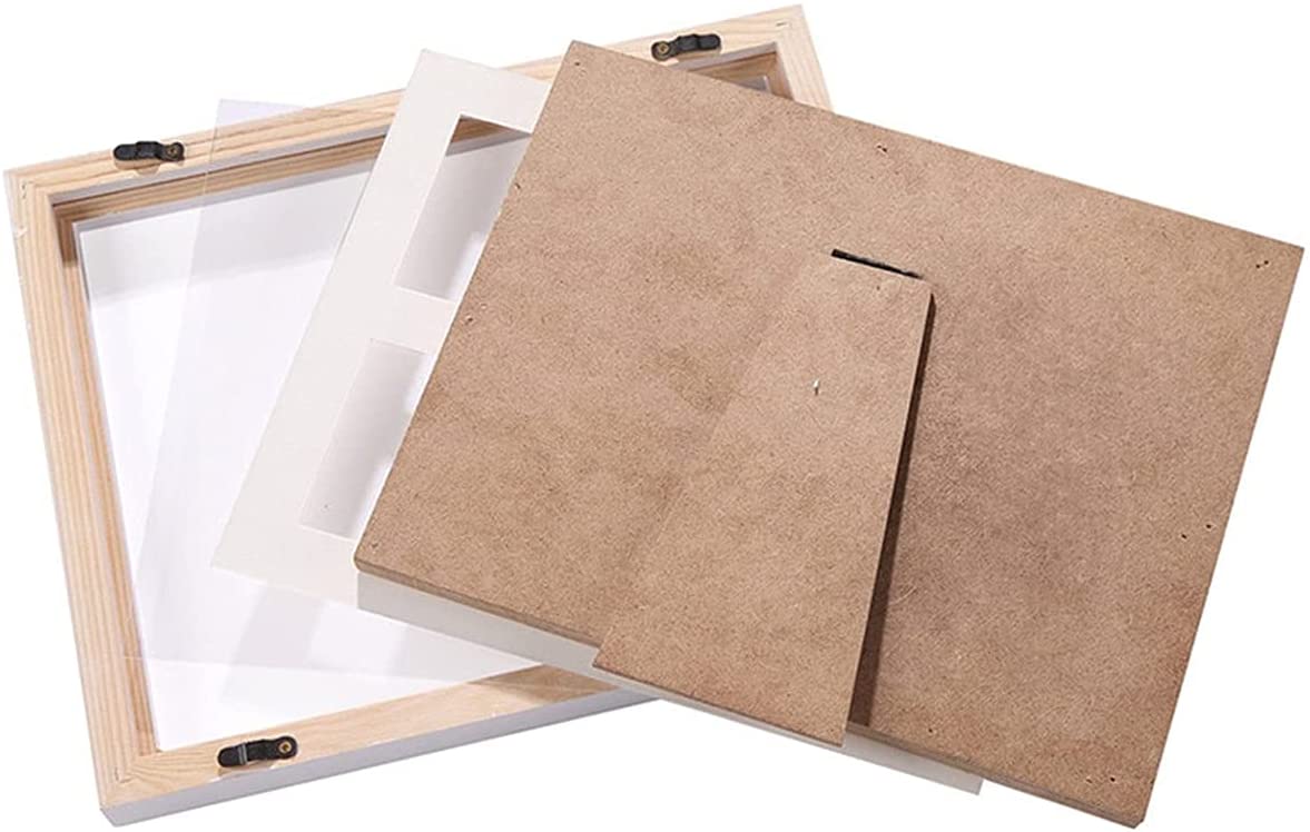 RoseFlower Baby Handprint Footprint Kit Art Memory Photo Frame Keepsake for First Mothers Day Gifts 