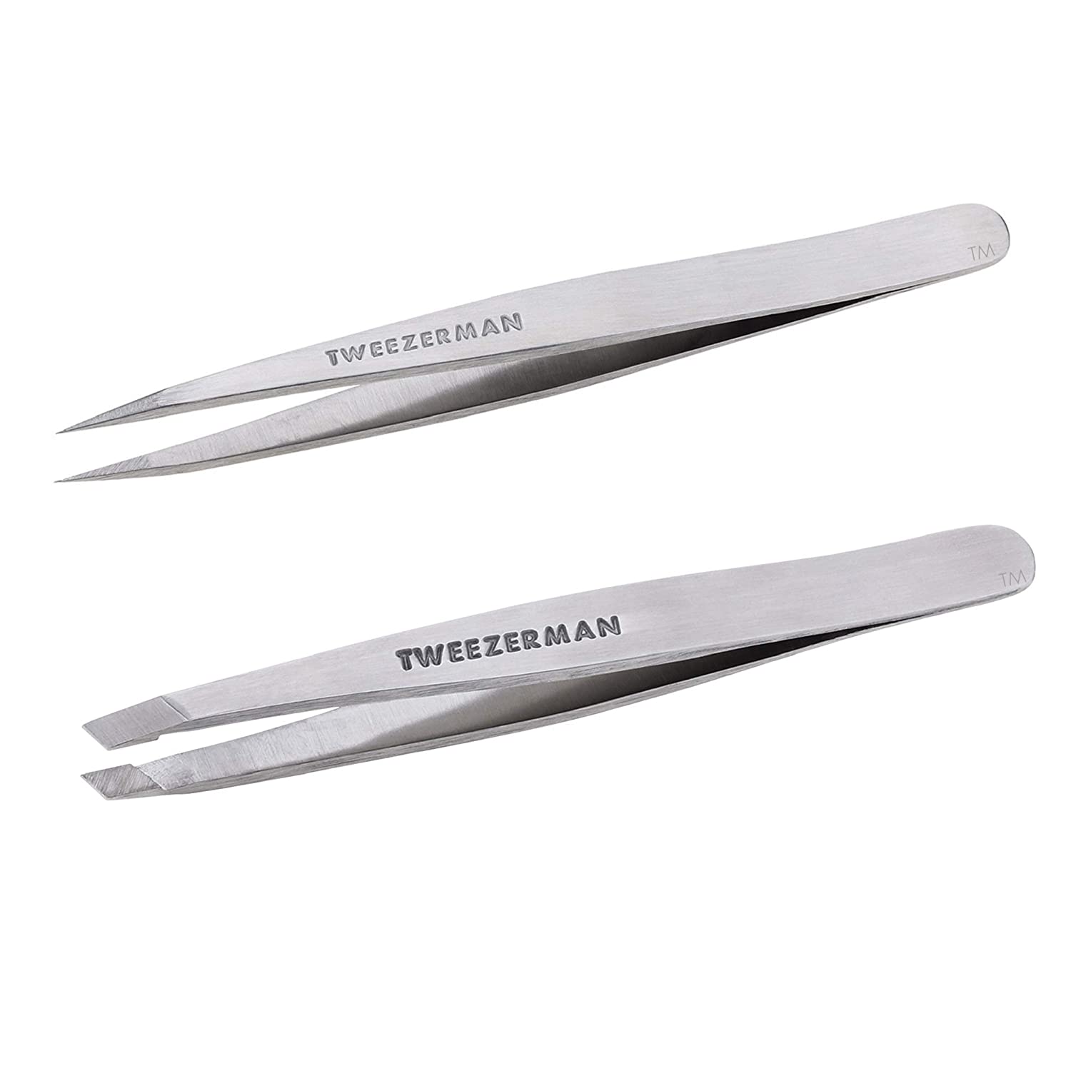 Tweezerman Petite Tweeze Set Assorted Colored Pouches