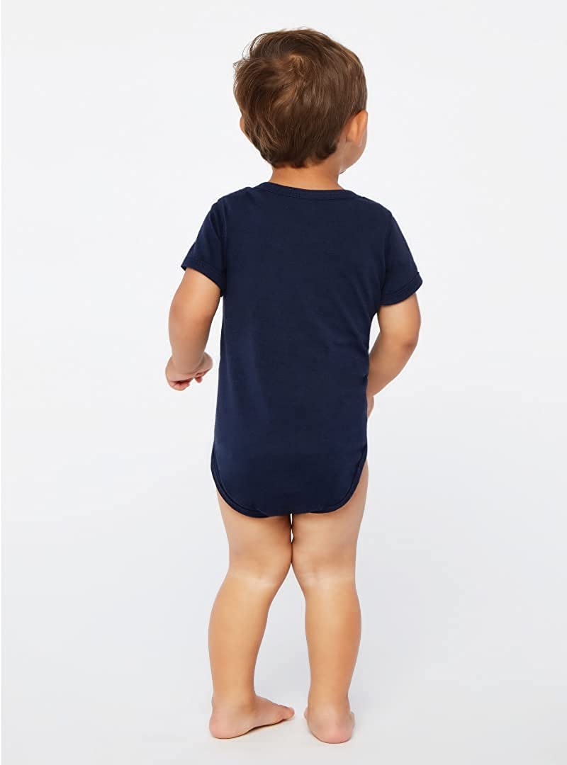 RABBIT SKINS, Baby Soft Fine Jersey Short Sleeve Bodysuit