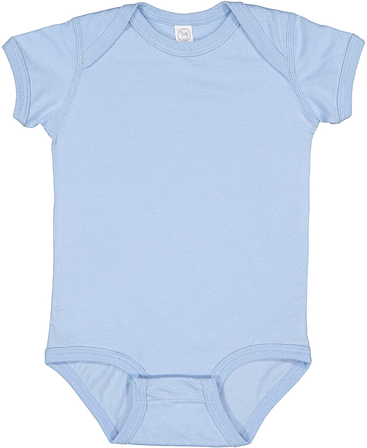 RABBIT SKINS, Baby Soft Fine Jersey Short Sleeve Bodysuit