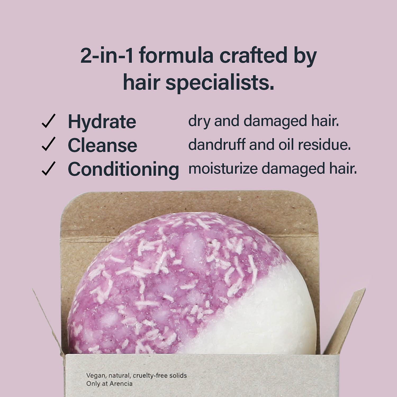 Arencia Garden Utopia Volumizing shampoo bar for Soft Conditioning 2