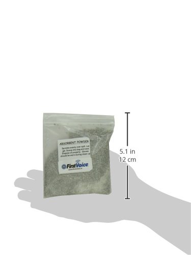 First Voice TSR270-049-10 White Powder Single Use Absorbent Powder Packet (Pack of 10)
