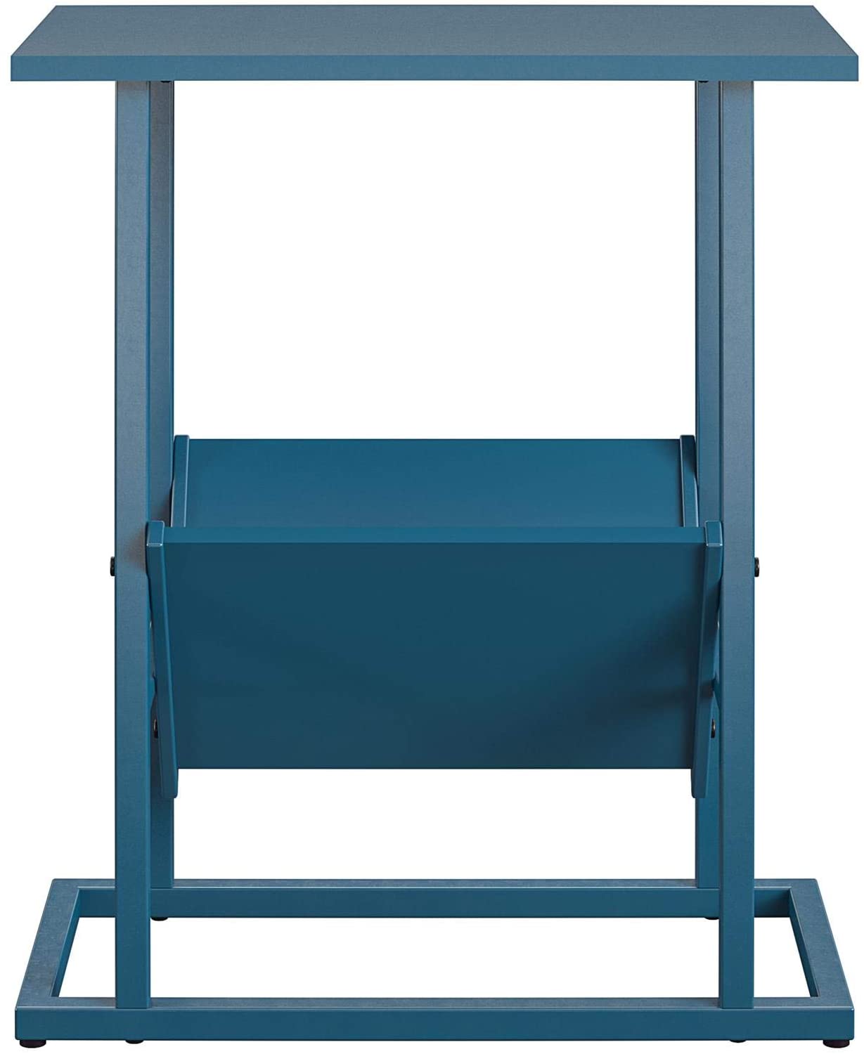 Novogratz Regal End, Blue Table