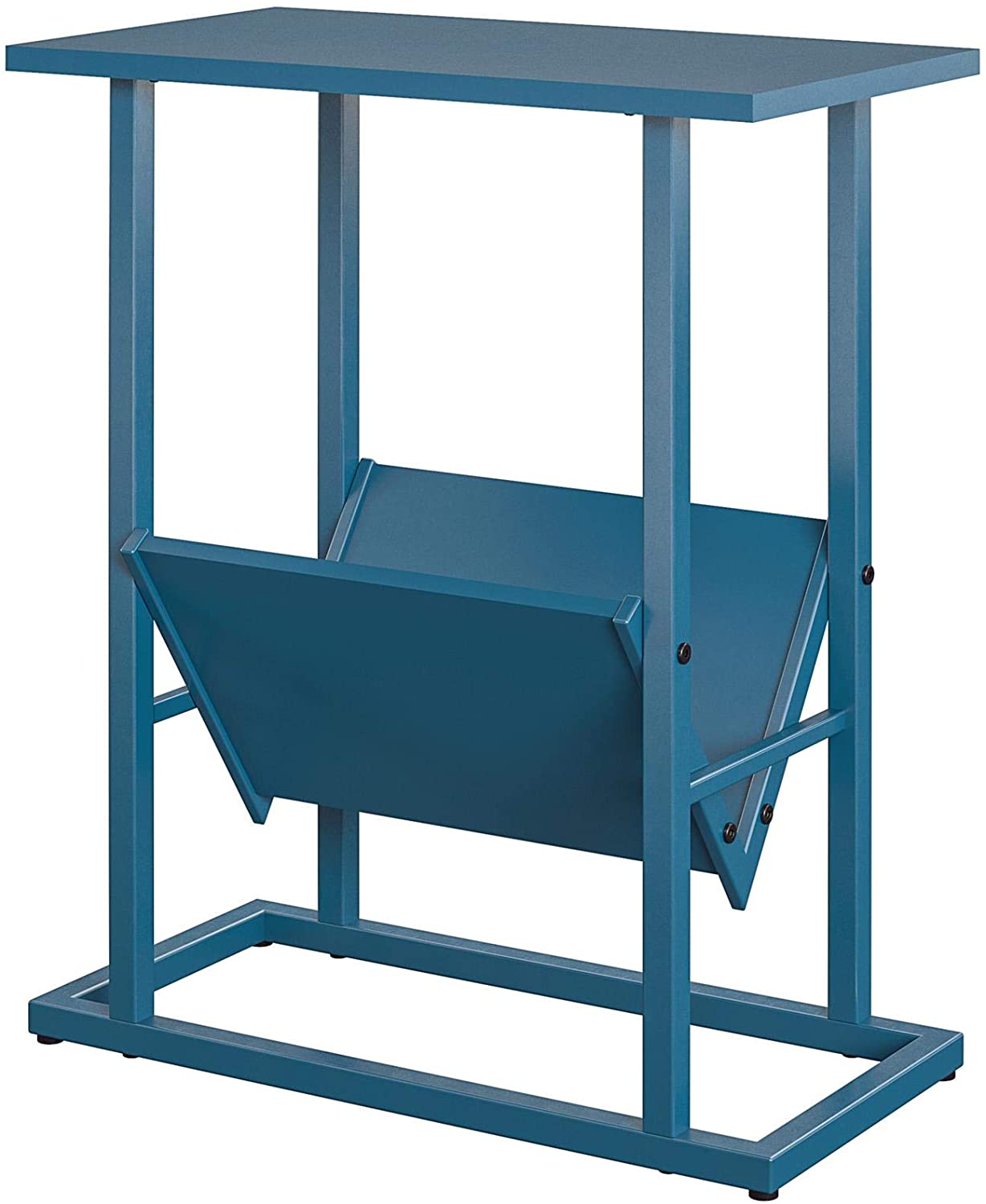 Novogratz Regal End, Blue Table