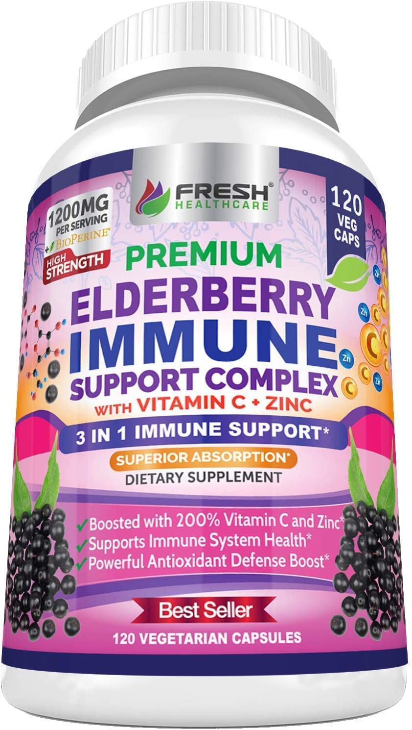 Moringa and Elderberry Immune Support Complex - Bundle