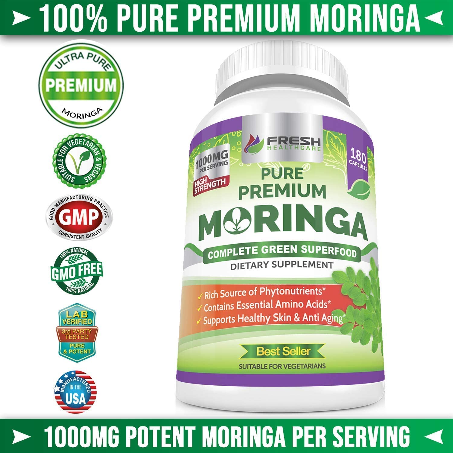 Moringa and Elderberry Immune Support Complex - Bundle