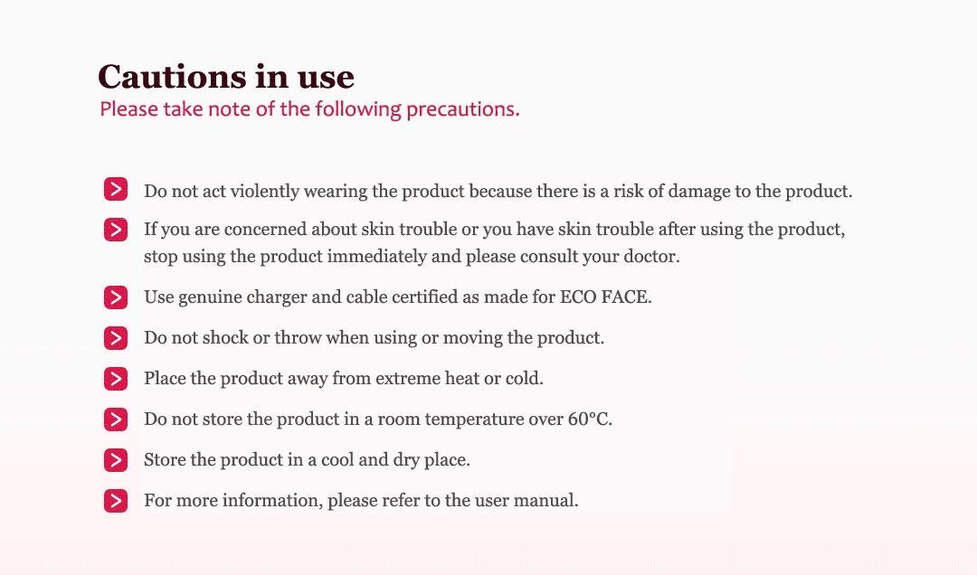 ECO FACE Near-infrared LED Mask for Home Facial LED Therapy with Serum - LED Mask Therapy Photon Mas