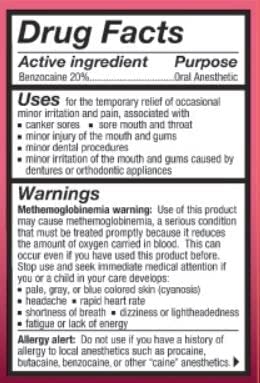HurriCaine Topical Anesthetic Gel Watermelon - 1 oz.