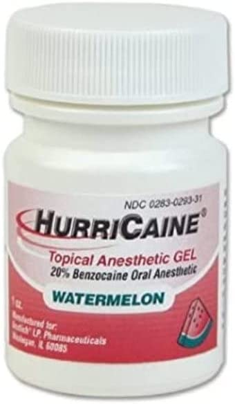 HurriCaine Topical Anesthetic Gel Watermelon - 1 oz.