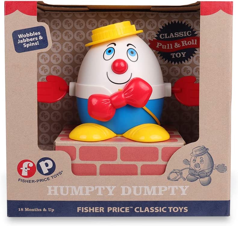 Basic Fun Fisher Price Classics Humpty Dumpty Pull Along