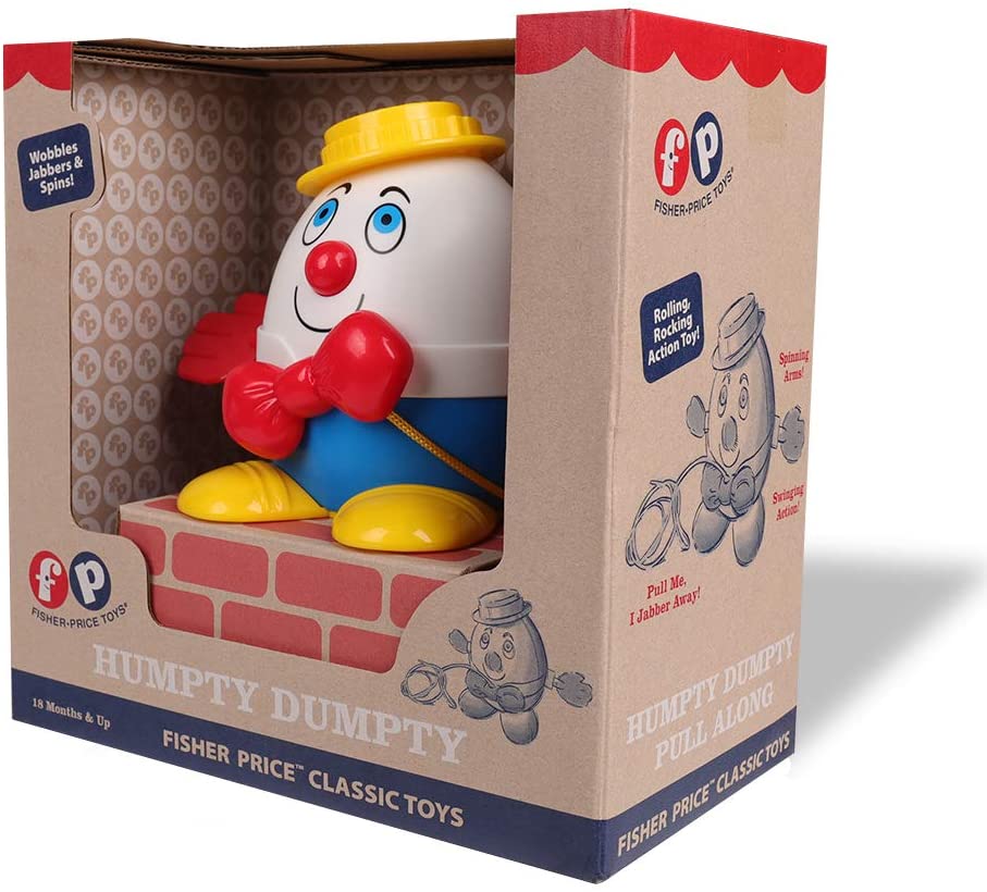 Basic Fun Fisher Price Classics Humpty Dumpty Pull Along