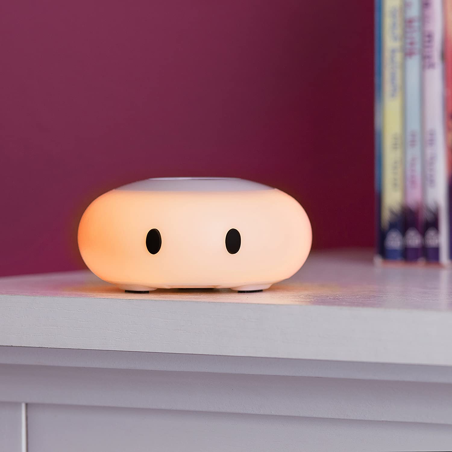 LittleHippo Kelvin Color Changing Nursery Night Light, Customizable Room Thermometer and Hygrometer