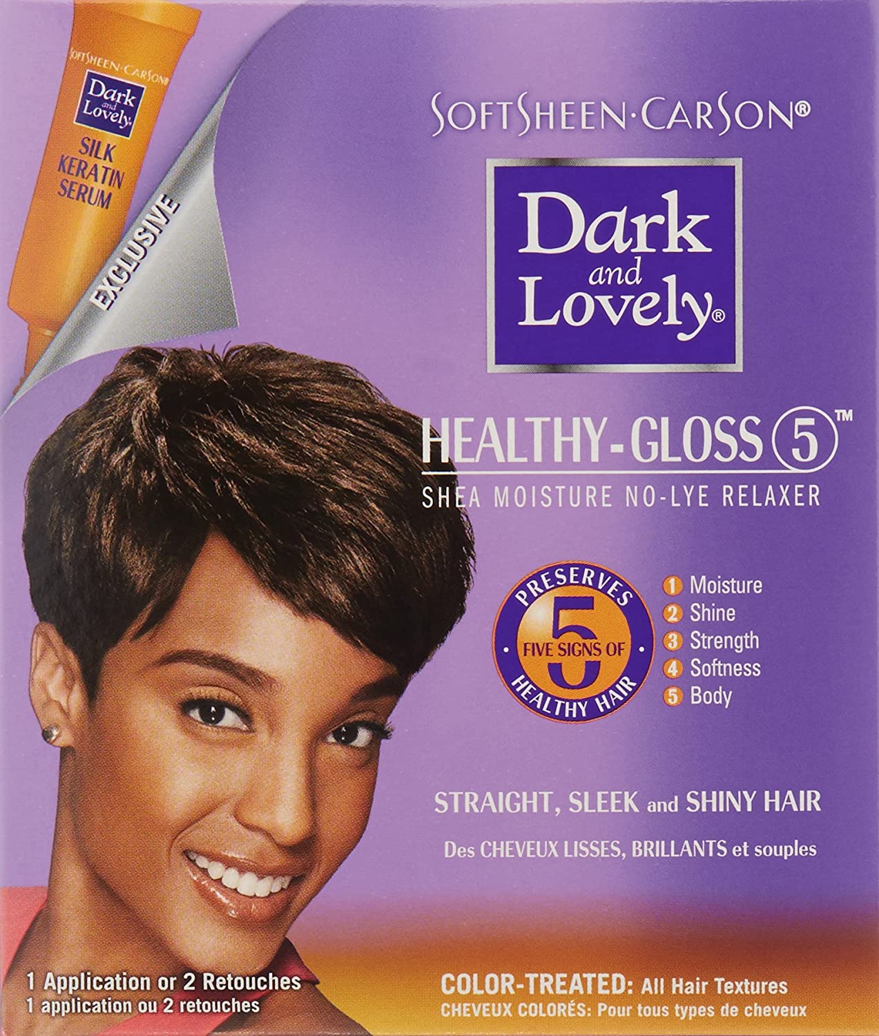 SoftSheen-Carson Dark and Lovely Healthy-Gloss 5 Shea Moisture No-Lye Relaxer, for Color Treated Hai