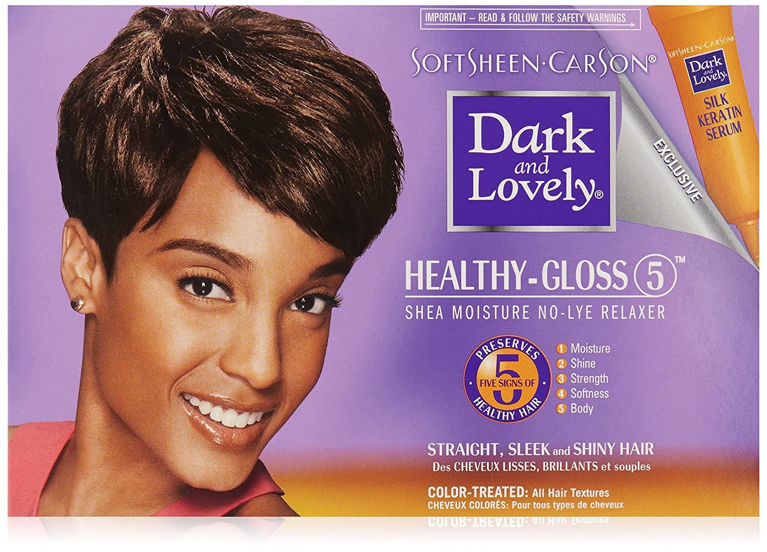 SoftSheen-Carson Dark and Lovely Healthy-Gloss 5 Shea Moisture No-Lye Relaxer, for Color Treated Hai
