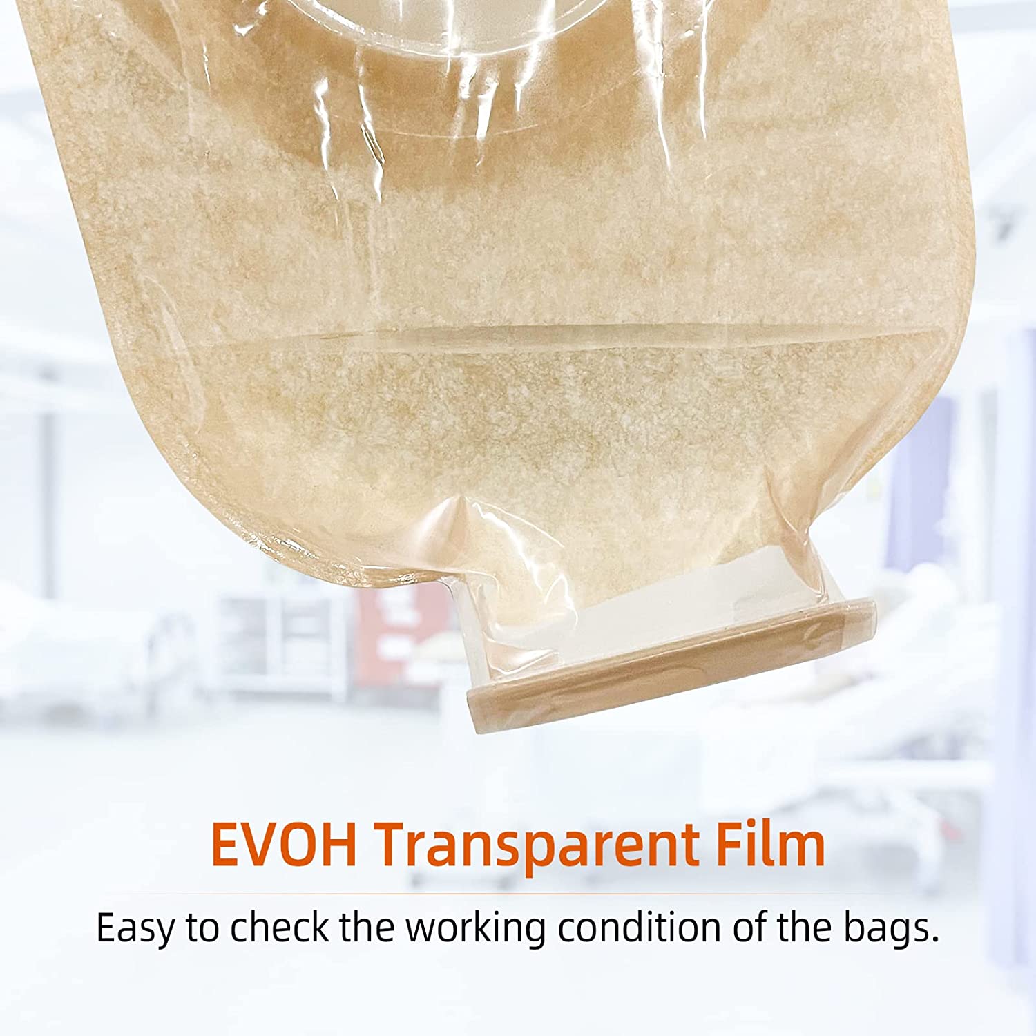 Ceeport 20 PCS Colostomy Bags,One Piece Drainable Pouches,Ostomy Bags,Ostomy Supplies for Ostomy Ile