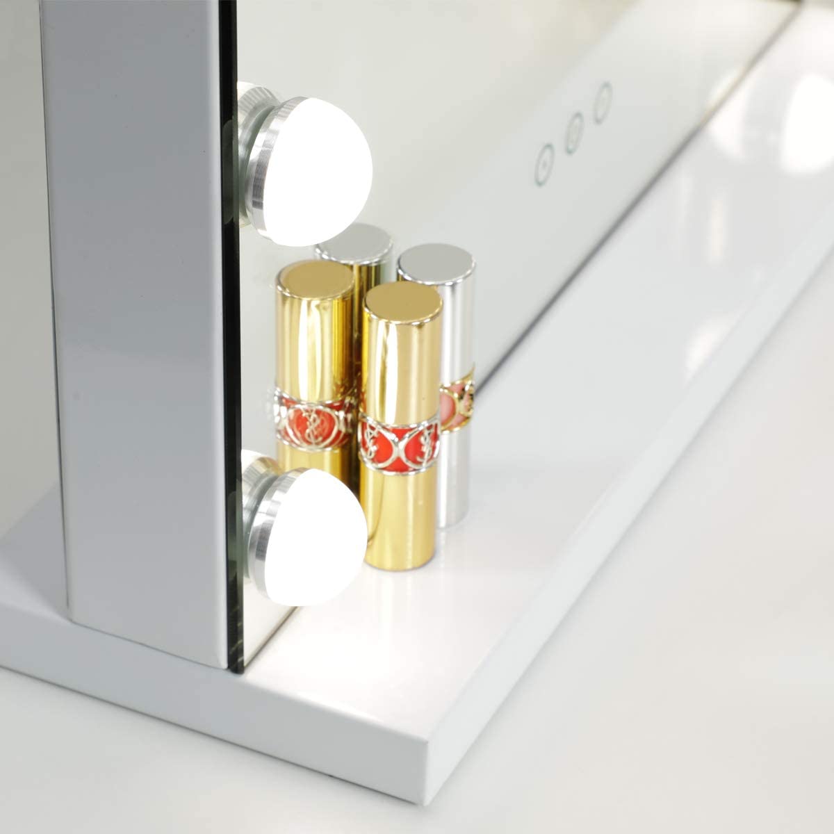 TEVISE Makeup Vanity Mirror with Lights, Touch Control Light-up Beauty Musthaves Smart Cosmetic Tabl