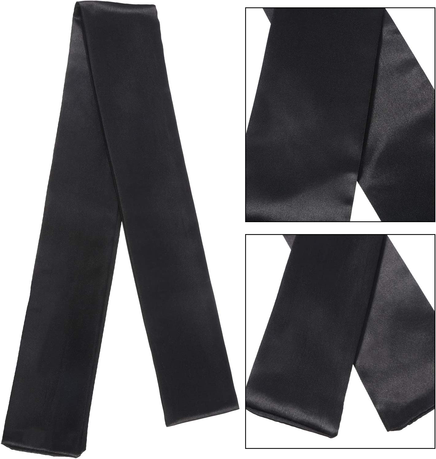 4 Pack Satin Eye Mask Blindfold 150 cm (Black Red and Black)