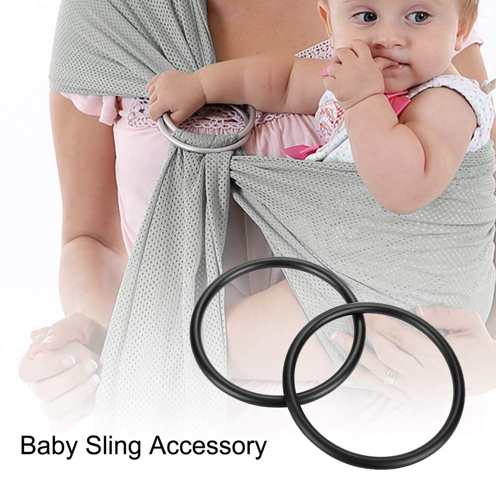 Accmor Baby Sling Ring 3 inch Aluminium Wrap Rings Soft Carrier Ring Accessory for Infants Toddlers