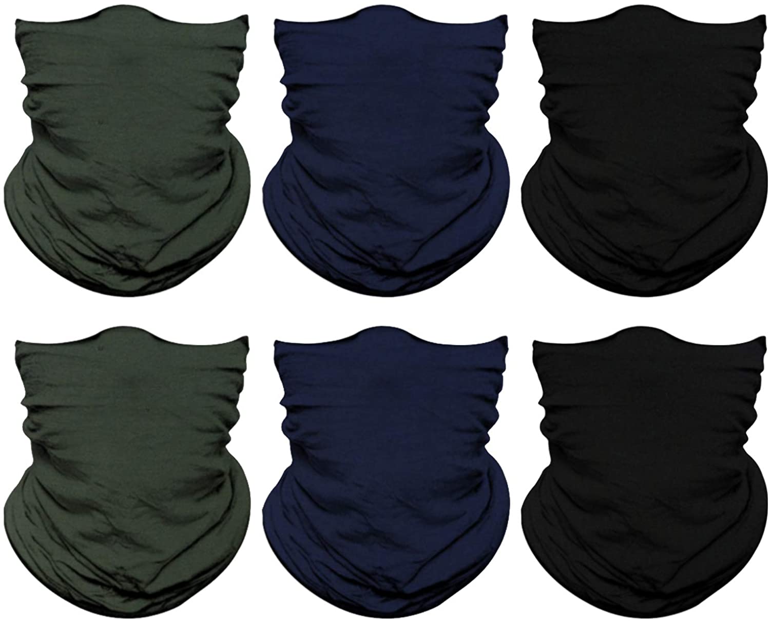 Neck Gaiter, Magic Headband Sport Headwear Elastic Face Mask Bandana Scarf UV Resistence Balaclava, 