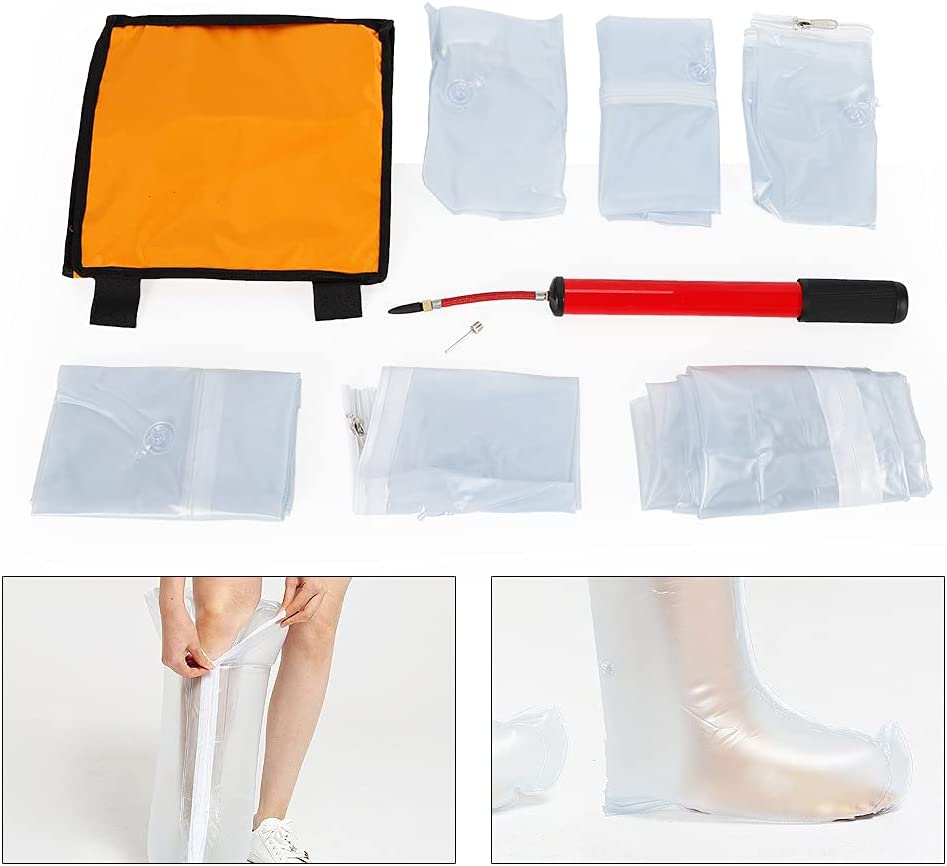 Inflatable Splint and Inflatable Air Splint Hand Wrist arm- Leg Ankle First aid Splint Emergency Set