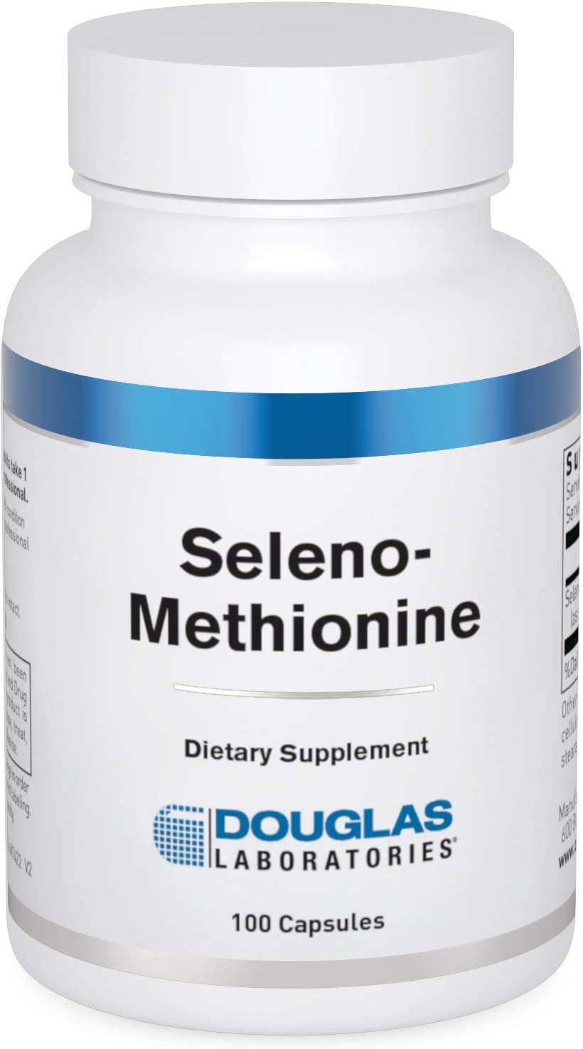 Douglas Laboratories Seleno-Methionine | 200 mcg. Bioavailable Selenium | 100 Capsules
