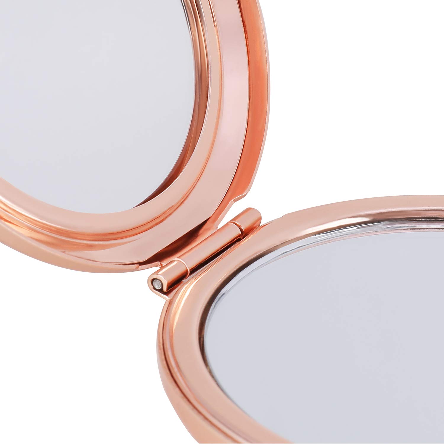 ElegantPark Sister Gifts from Sister Brother Best Friend Birthday Gifts Rose Gold Engraved Compact M