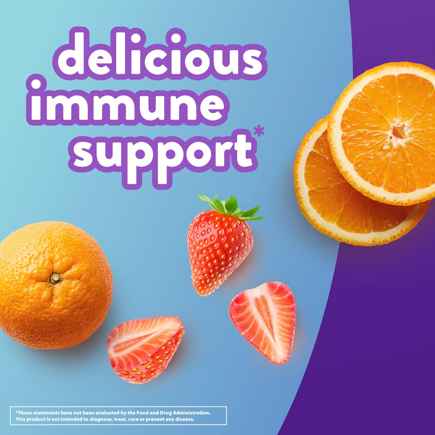 vitafusion Power Zinc Gummy Vitamins, Strawberry Tangerine Flavored Immune Support (1) Vitamins, 90