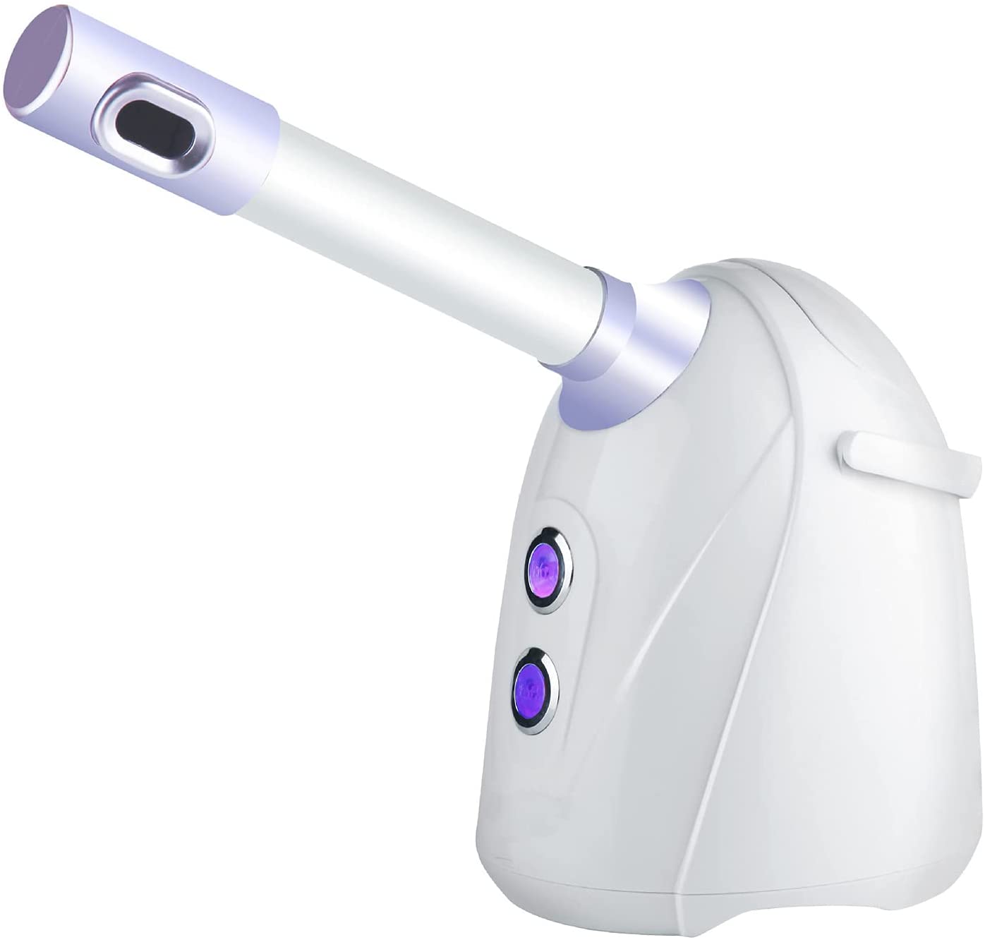 XJJY Portable Hot/Cool Mini Facial Steamer 360° Rotatable Desktop Ozone Face Steamer Tabletop Warm 