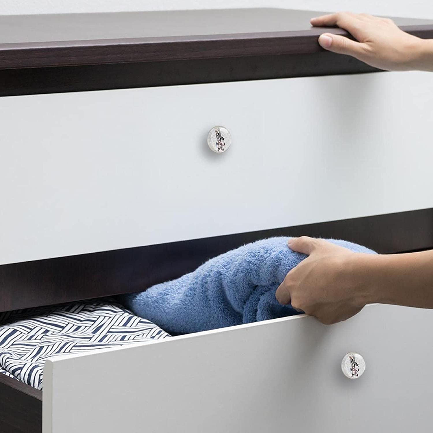 Handle White Wardrobe Kitchen Cabinet Door Knobs Drawer Cupboard Hardware Pull Handle Clothes Coat H