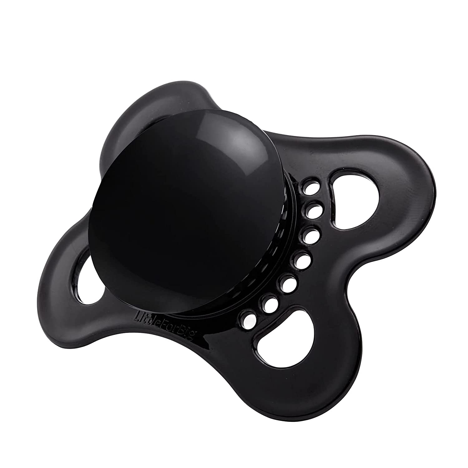 LittleForBig Bigshield Generation-3 Single Big Sized Pacifier Black
