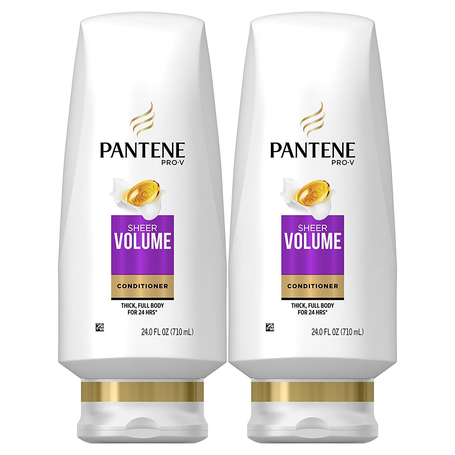 Pantene Volumizing Conditioner for Fine Hair, Sheer Volume, 24 Fl Oz (Pack of 2)
