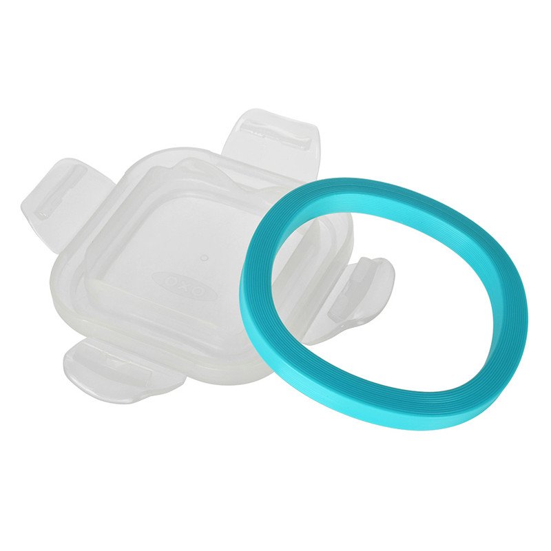 OXO Tot Glass Baby Blocks Food Storage Containers, AquaNew Colors Available