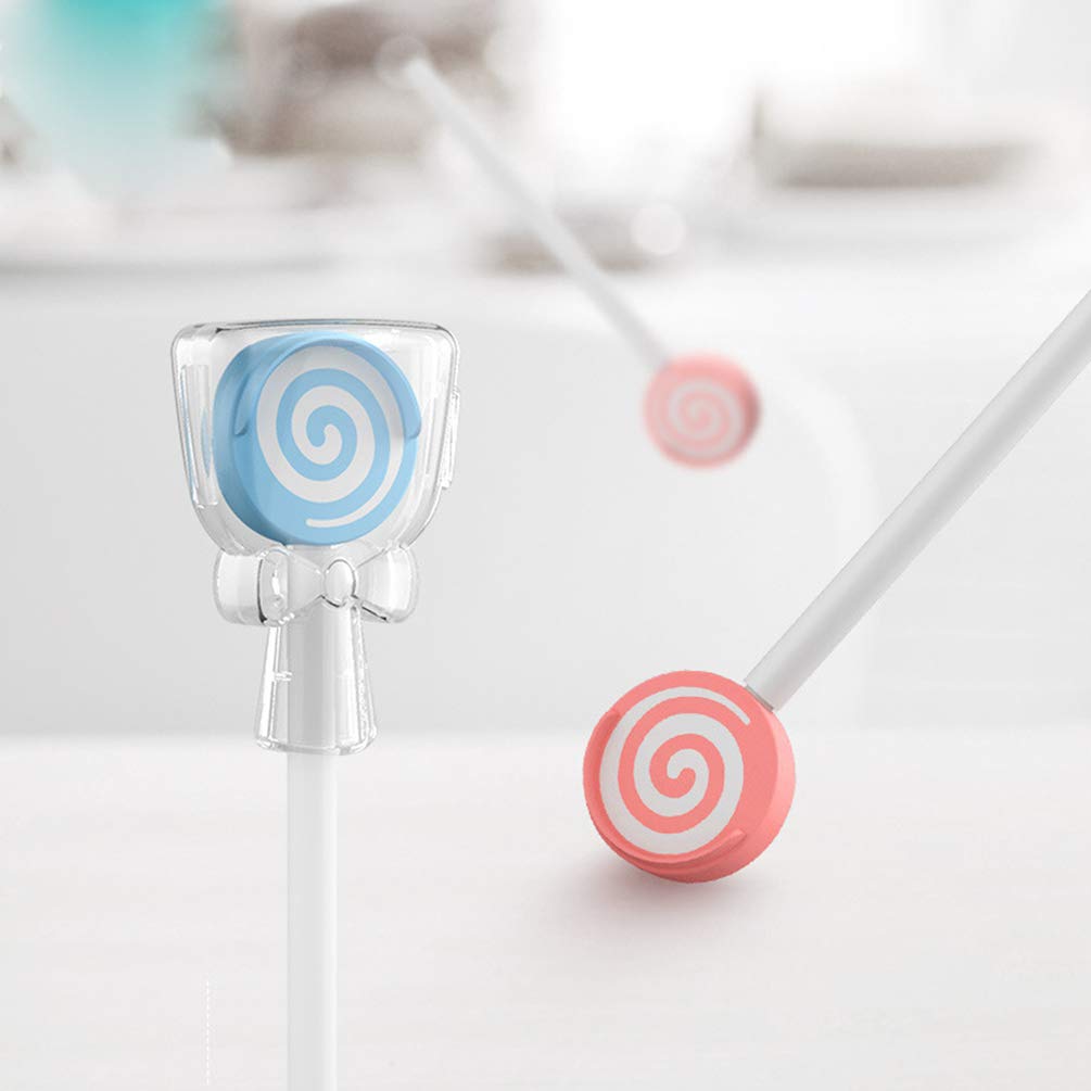 Milisten 4pcs Tongue Scraper Cleaner Lollipop Shape Oral Care Tongue Scrapers Hygiene Fresh Breath R