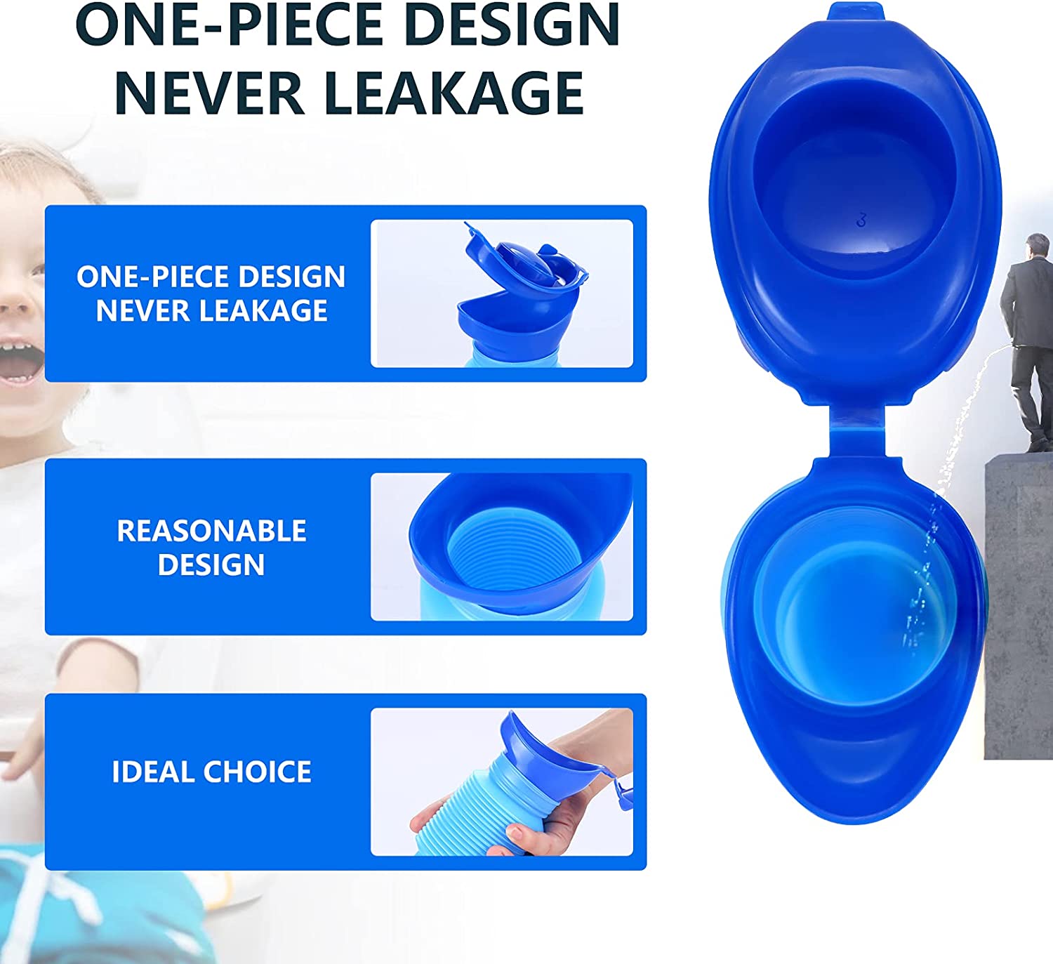 Emergency Reusable Urinal Portable Shrinkable Personal Mobile Toilet