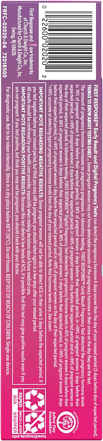 First Response Triple Check Pregnancy Test 3 ct.