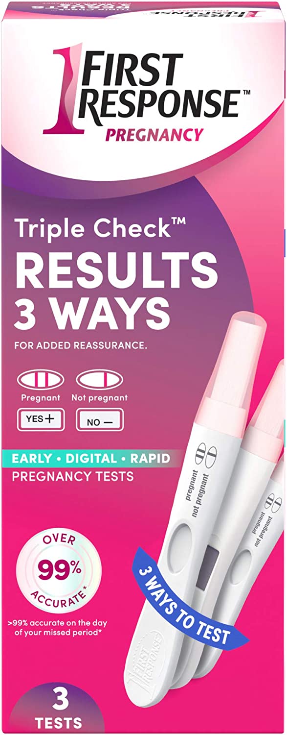 First Response Triple Check Pregnancy Test 3 ct.